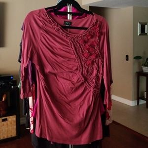 Deletta (Anthropologie) Red Top